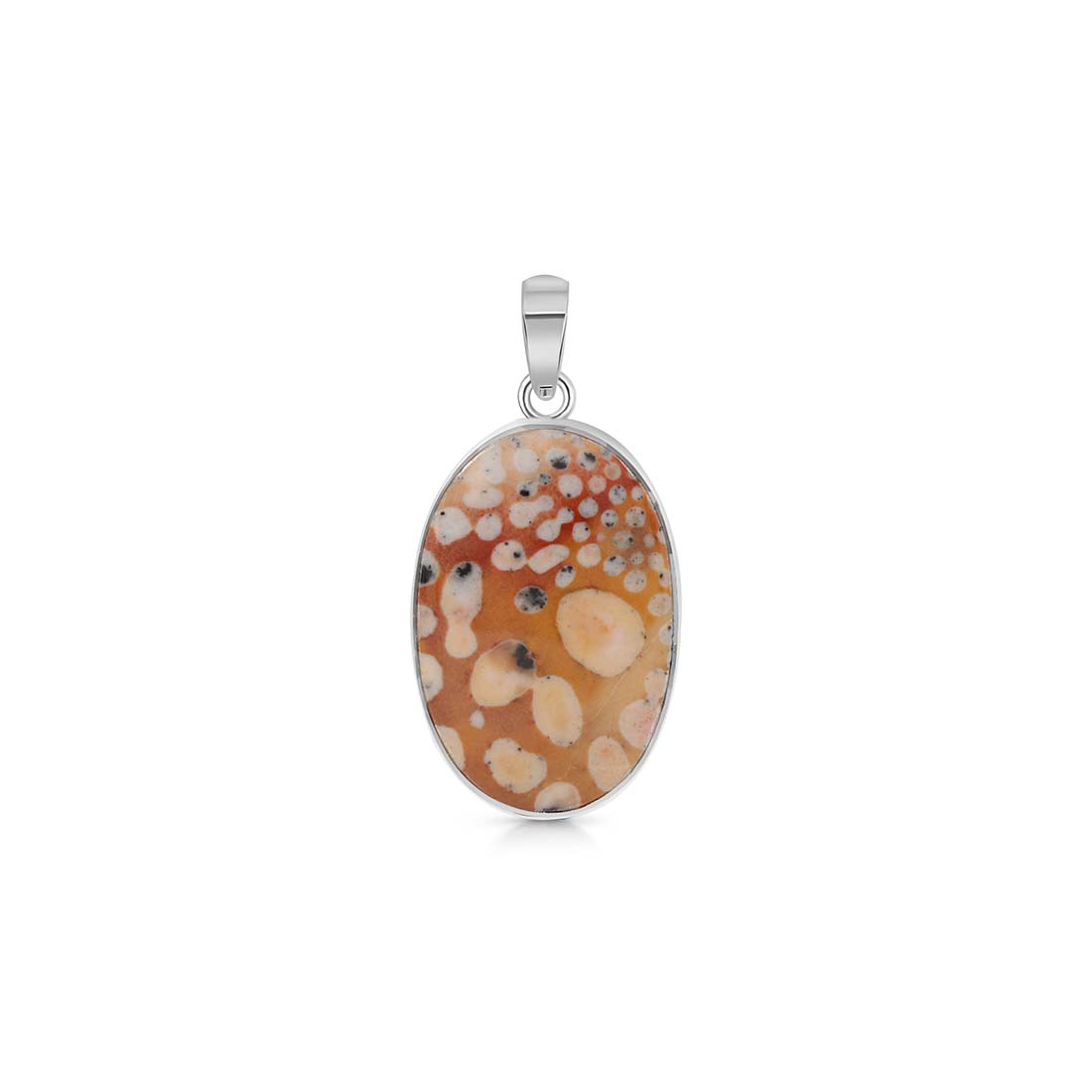 Deerfawn Jasper Pendant-(DFJ-P-30.)